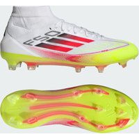 adidas Calzado de Fútbol F50 Pro Mid Terreno Firme Blanco - Mujer