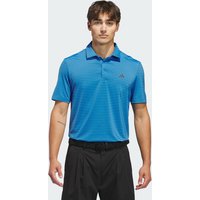 adidas Playera Polo Performance Two-color Stripe Lucid Ray Azul - Hombre