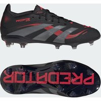 adidas Predator Elite FG Kids Noir Gris Rouge Chaussure Predator Elite Terrain souple Enfants