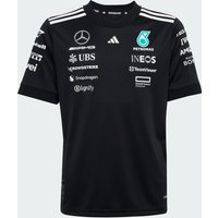 Camisa Mercedes - AMG Petronas Formula One Team White Black Infantil Kids adidas