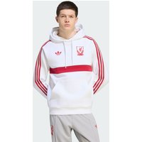 Adidas Liverpool Fc Originals Hoodie Sweatshirt Men Hoodies - White - Size S - Cotton Jersey