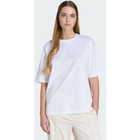 adidas Playera Pearl Trifolio Blanco - Mujer