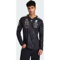 adidas MERCEDES - AMG PETRONAS FORMULA 1 TEAM DRIVER JERSEY LONGSLEEVE Motorsport XS Men Black