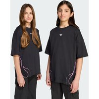 adidas Camiseta Con Llamas Para Niños Negro - Niño