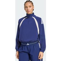 Camisola com Fecho a 1/4 em Têxtil Tecido com Blocos de Cor 3-Stripes Hyperglam
