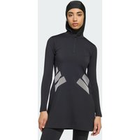 Women's long-sleeved swimsuit top adidas Big Bar