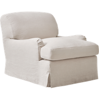 Lady May Chair, Stone, Armchair, Light Neutral - Andrew Martin Linen