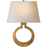 Ring Form Wall Light Brass, Wall Light, Antique-Burnished Brass - Andrew Martin
