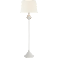Alberto Floor Lamp White, Floor Lamp, Plaster White - Andrew Martin