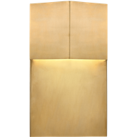 Rega Wall Light Brass, Wall Light, Antique-Burnished Brass - Andrew Martin