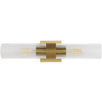 Geneva Wall Light Brass, Wall Light, Burnished Brass - Andrew Martin