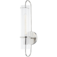Beck Wall Light Polished Nickel, Light - Andrew Martin