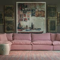 Truman Sofa Large Custom, Footstool, Footstool - Andrew Martin