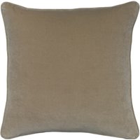 Medici Warm Grey, Sustainable Feather, Cushion - Andrew Martin Eco-conscious & Cotton & Velvet Plain