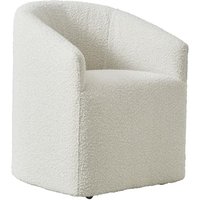 Alto Dining Chair Boucle Cream, Dining/ Arm Chair, Jacquard Boucle - Andrew Martin Boucle & Other Fabric