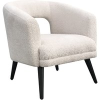 Buco Chair, Armchair, Light Neutral/White - Andrew Martin Boucle