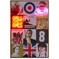 Neon Britain, 100cm x 150cm - Andrew Martin