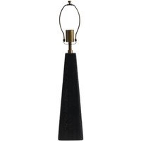 Charred Table Lamp Base, Light, Black - Andrew Martin