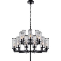 Liaison Chandelier Bronze, 2 Tier - Andrew Martin
