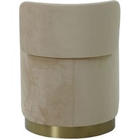 Otis Stool Latte, Stool - Andrew Martin Velvet