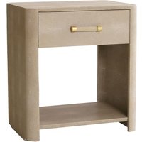 Moby Bedside Table Cream, Bedside Table - Andrew Martin