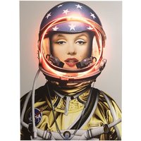 Space Girl Marilyn Gold, 133cm x 182cm - Andrew Martin