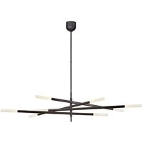 Rousseau Chandelier Grande Bronze, Chandelier, Bronze / Crystal - Andrew Martin
