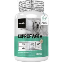 Coprofagia para Perros - 120 Comprimidos - Previene la Ingesta de Heces, Ayuda a la Digestión y Refresca el Aliento