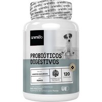 Probióticos para Perros -120 Cápsulas - Ayuda Digestiva con 5 cepas de probióticos, prebióticos y enzimas digestivas