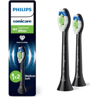 Philips Sonicare HX6062/88 Recambio Cepillo Eléctrico Optimal White Negro 2 uds