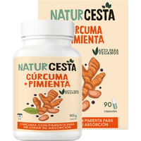 Naturcesta Cúrcuma + Pimienta 440 Mg 90 Cápsulas