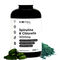 Hivital Espirulina y Chlorella 3000 mg 240 Comprimidos Veganos