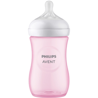 Philips Avent SCY903/11 Biberón Natural Response Rosa +1m 260 ml