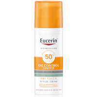 Eucerin Face Oil Control Dry Touch Gel Crema SPF50+ Tinted Light 50 ml