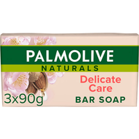 Palmolive Delicate Care Jabón Pastillas Almendras 3x90 gr