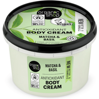 Organic Shop Crema Corporal Antioxidante Matcha y Albahaca 250 ml