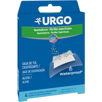 Urgo Waterproof Apósitos Quemaduras Heridas Superficiales 10x7cm 4 uds