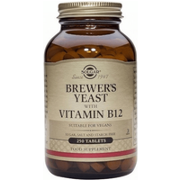 Solgar Levadura de Cerveza con Vitamina B12 250 Comprimidos