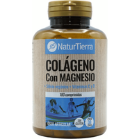 Naturtierra Colágeno Hidrolizado con Magnesio + Silicio Orgánico + Vitaminas C y D 180 Comprimidos
