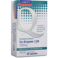 Lamberts Co-Enzima Q10 200mg Ubiquinona 60 Cápsulas