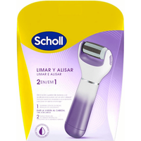 Scholl Velvet Smooth Lima Electrónica Pies y Piernas Secas, Exfoliante y Alisador 2en1