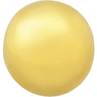 Inverness Pendiente 24K 10C Bola Dorada 3Mm