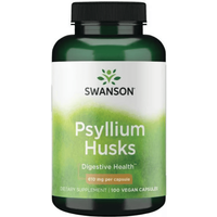 Swanson Psyllium Husks 610mg 100 Cápsulas