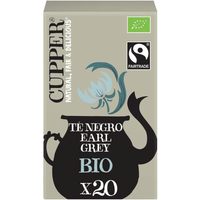 Cupper Té Negro Earl Grey BIO 20 Bolsitas