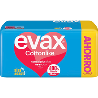 Evax Cottonlike Normal Plus Compresas Alas 28 uds