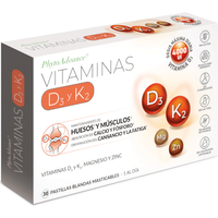 PhytoAdvance Vit D3+K2 30 Pastillas Blandas Masticables