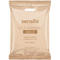 Sensilis Toallitas Autobronceadoras Rostro Tono Gold 6 uds
