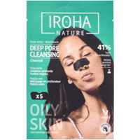 Iroha Nature Tiras Nariz Anti Puntos Negros 5 uds