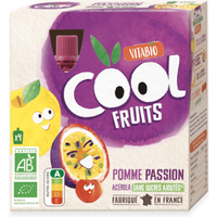 Vitabio Cool Fruits Manzana y Fruta de la Pasión 4x90 gr