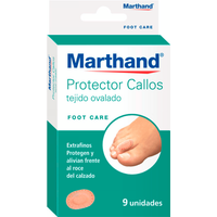 Marthand Foot Care Protector Callos Tejido Ovalado 9 uds
